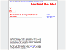 Tablet Screenshot of homeschooltips.net